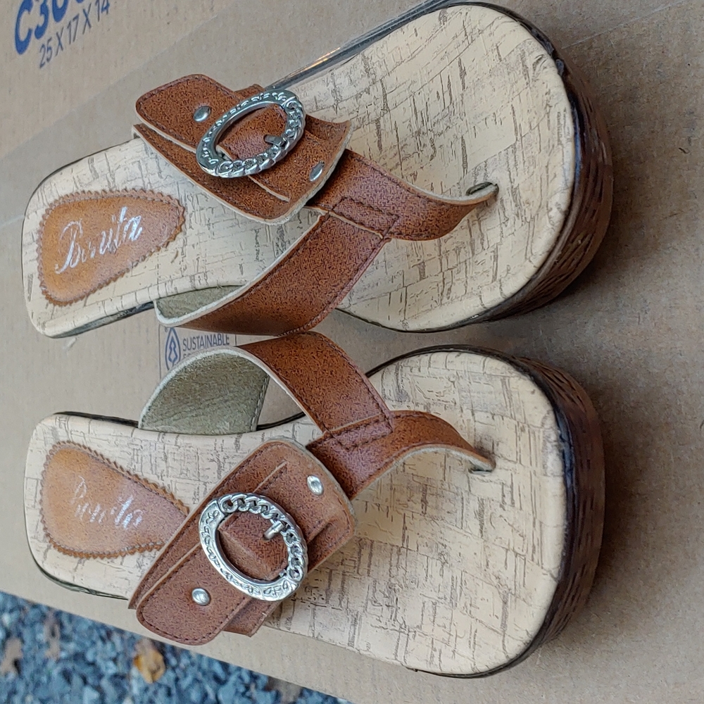 Bonita platform wedge sandal